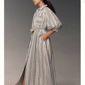 Maeve Linen Stripe Dress